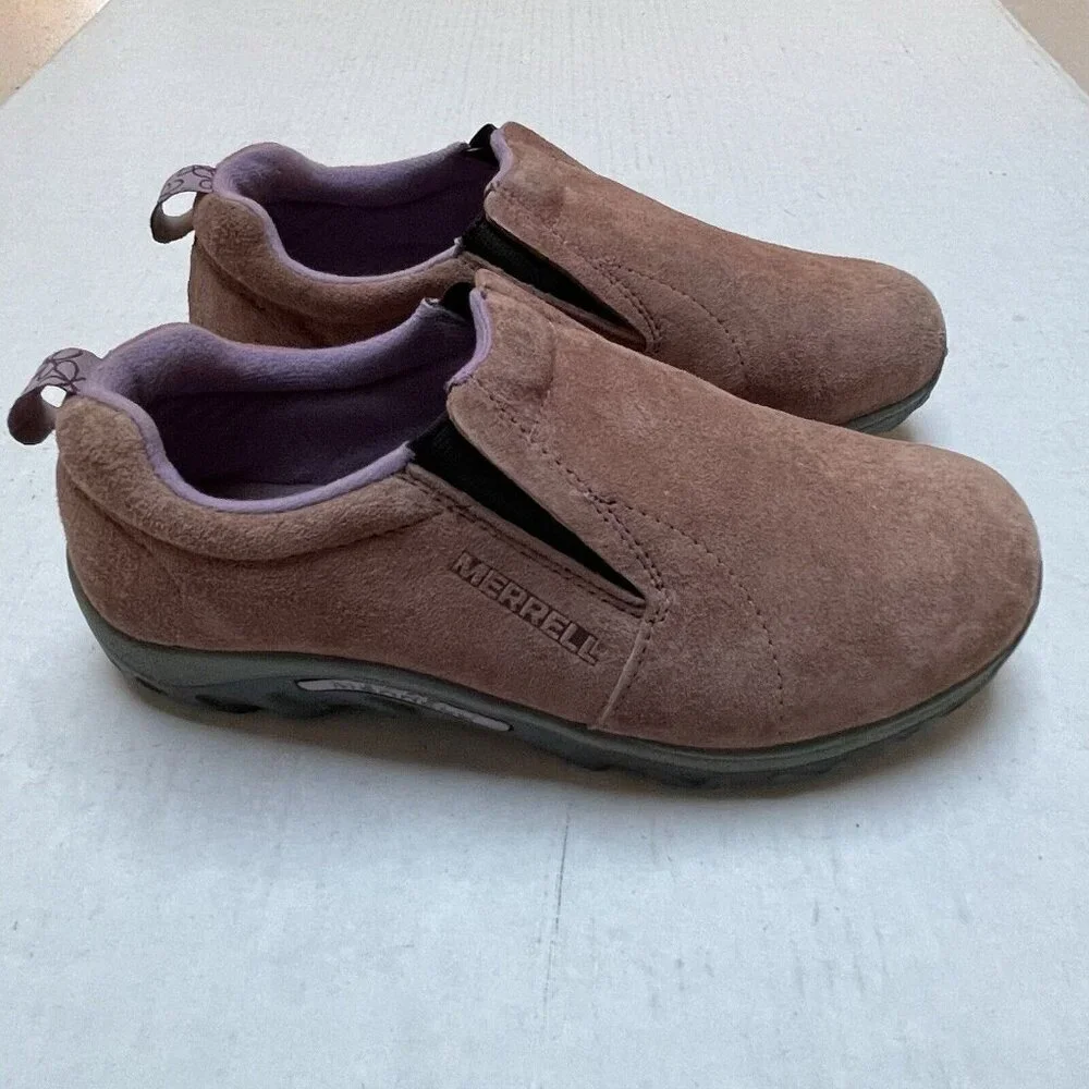 Merrell Jungle Moc Kids Slip On Loafer Shoes Size 5.5 Huckleberry Outdoor